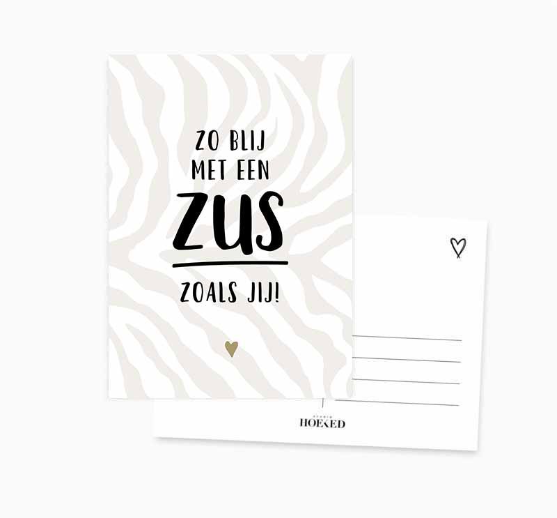 Postkarte || glücklich, eine Schwester wie dich zu haben