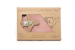 Stitch Bagagemærke - Pink