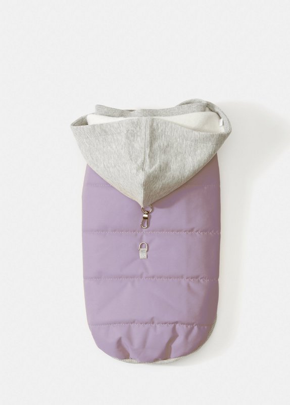 Veste matelassée pour animaux de compagnie - Lilas