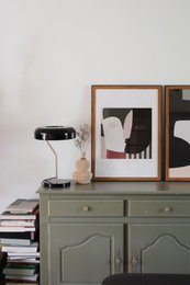 Poster Kiss me ondertekend kunst papier print