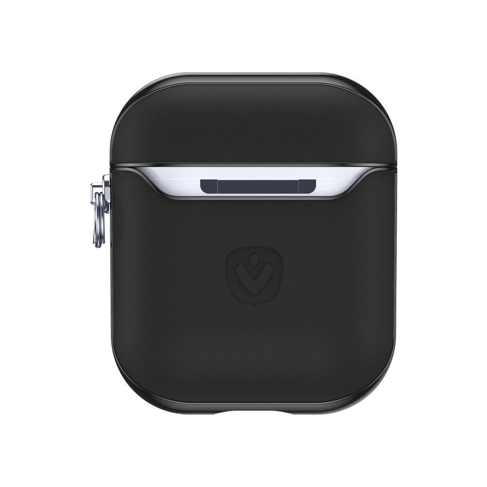 AirPods-Hülle Leder Snap Gen 1/2 Schwarz