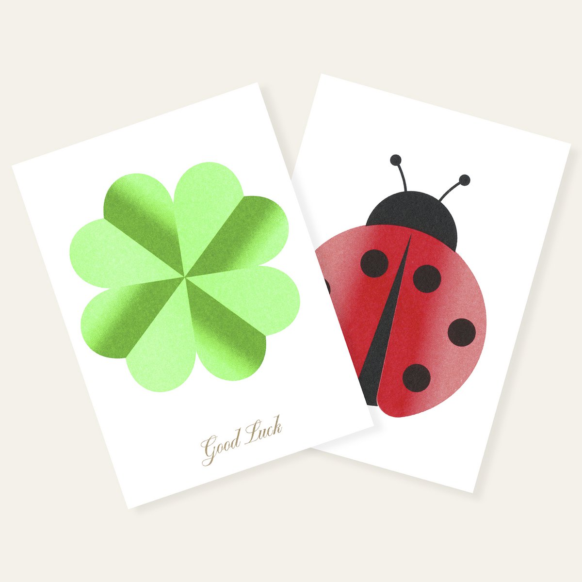 Risography Postcard - Ladybug - DIN A6