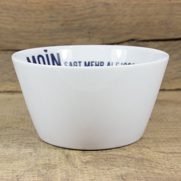 Porcelænsskål Hej