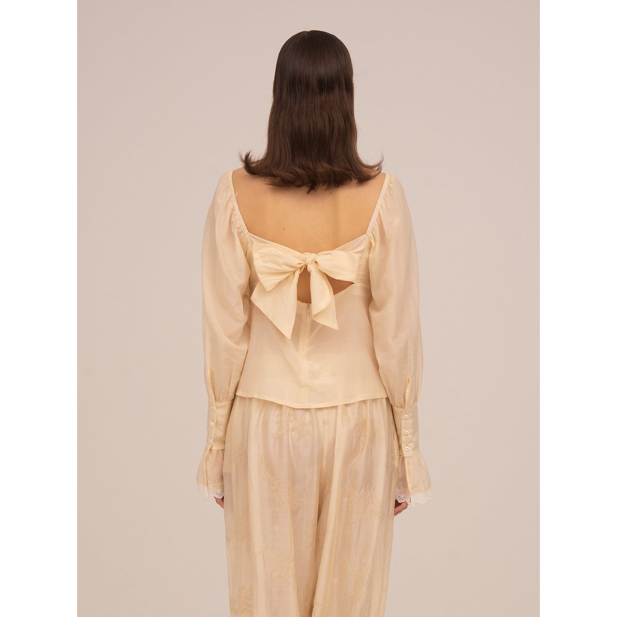 Crème Crush-blouse
