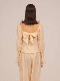 Crème Crush-blouse