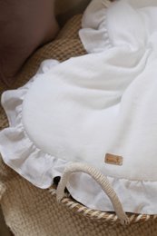 zomerlinnen babyslaapzak met ruches, babyslaapzak met ruches 1 TOG, 1,5 TOG, 2,5 TOG