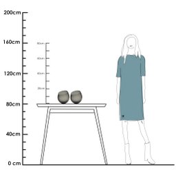 Thé-Light Holder - Moho Gray (ensemble de 2 pièces)