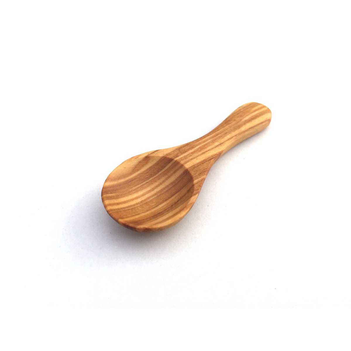 Mini cuillère 6 cm en bois d'olivier