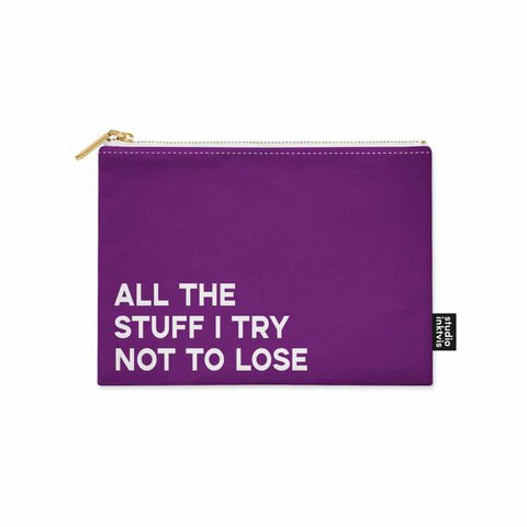 Etui I try not to lose paars