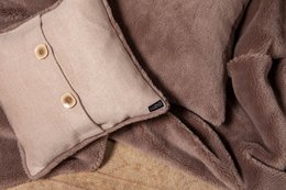 Plaid Conscious Wool Taupe