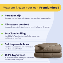 Zelesta Premiumbed - Taupe & Cream