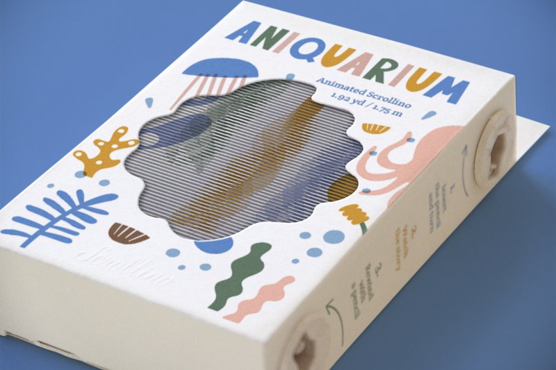Libro de imágenes animadas - Scrollino Aniquarium