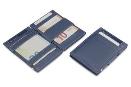 Brieftasche Essenziale ID Window Marineblau