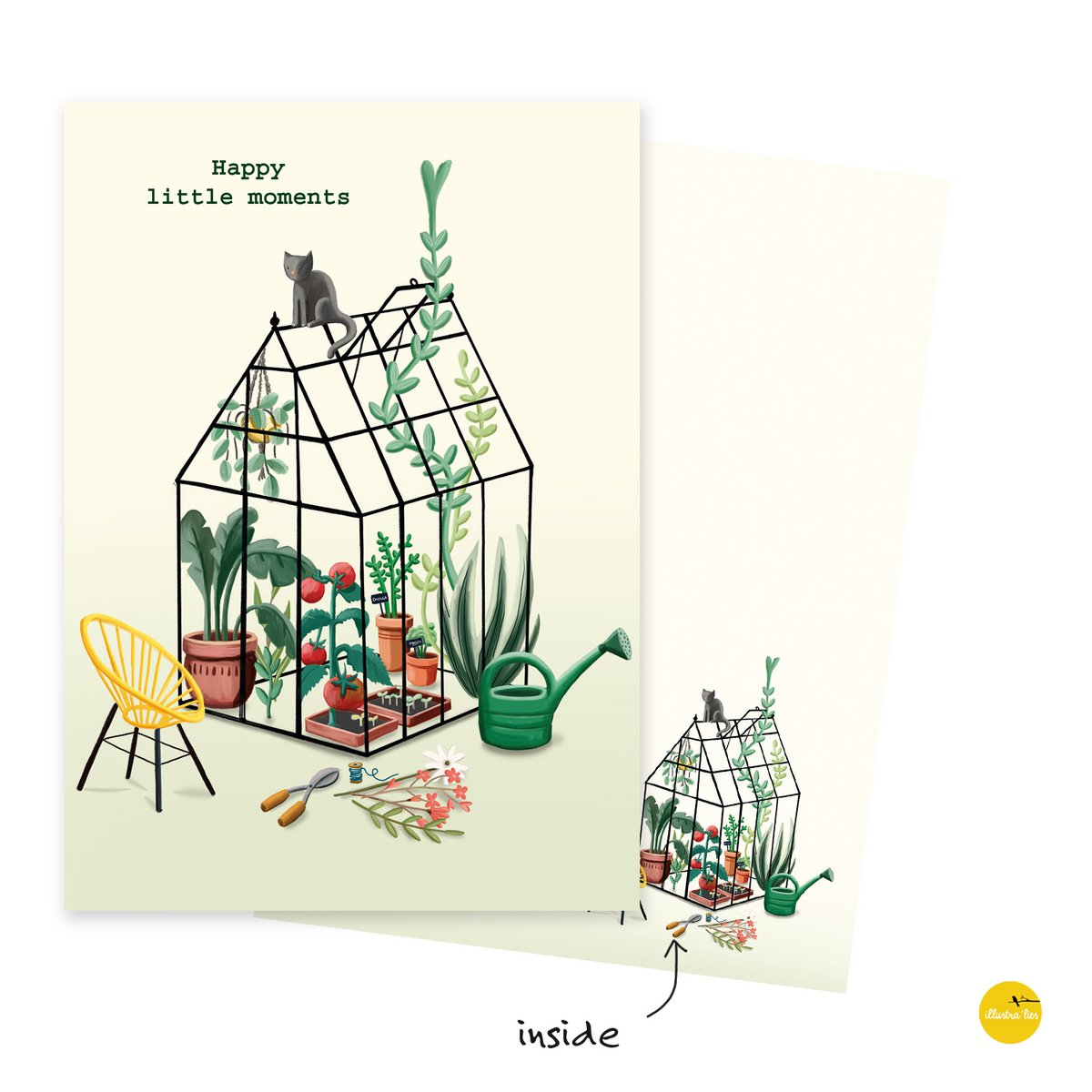 greeting card happy little moments
