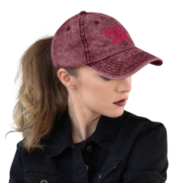 Vintage Cap REBEL GIRL Vintage Cotton Twill Cap