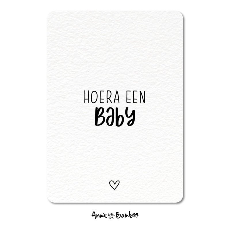 Postkort - Hurra en baby