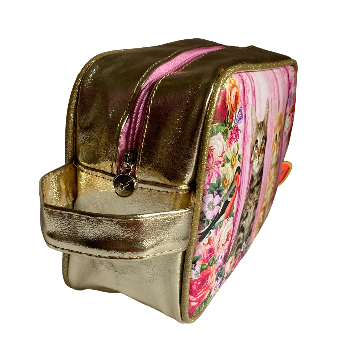 Neceser Fiesta Gato rosa