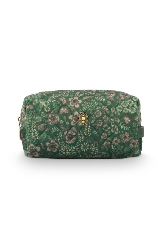 Coco Cosmetic Bag Medium Quilted Daisy Dreams Green 21.5x10x10.5cm