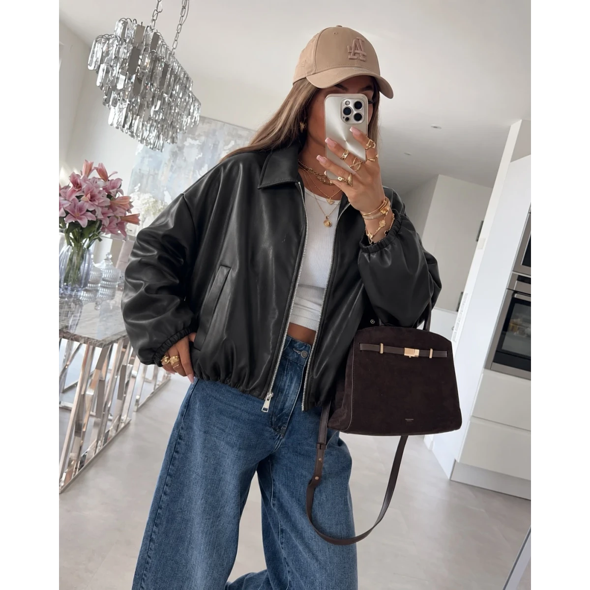 Noir Taille unique