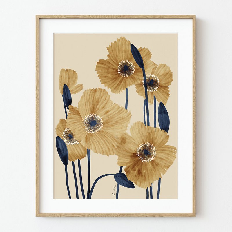 Klaprozen Art Print