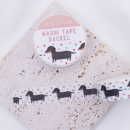 Washi Tape Teckel - Ruban adhésif Dog Washi Tape Masking Tape Race de chien
