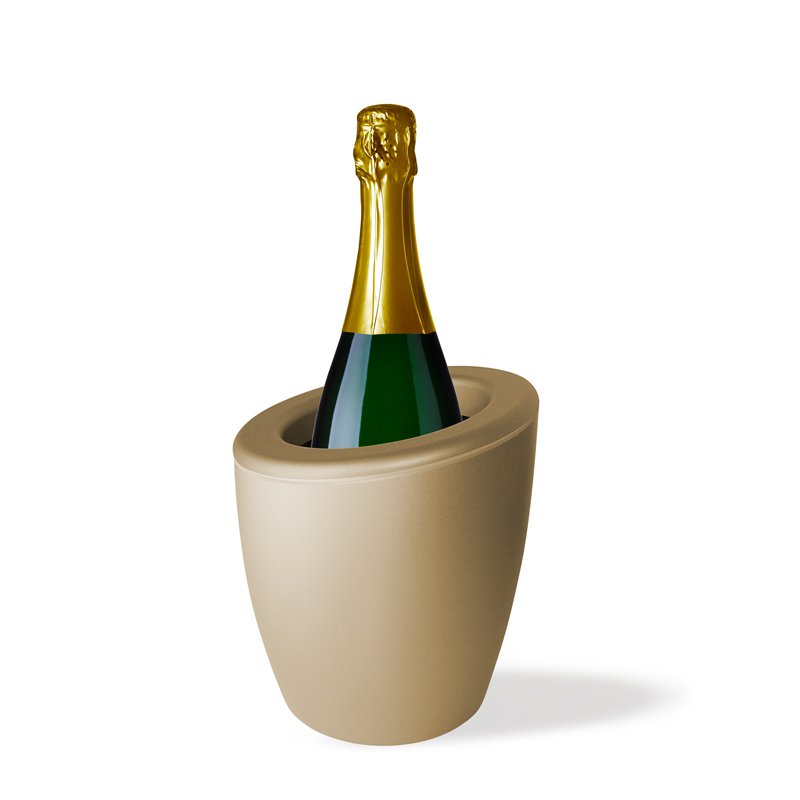 DEMI METAL – Wein- und Champagnerkühler mit Gelbeutel-Set