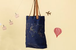 Stitch Tote Bag - Navy