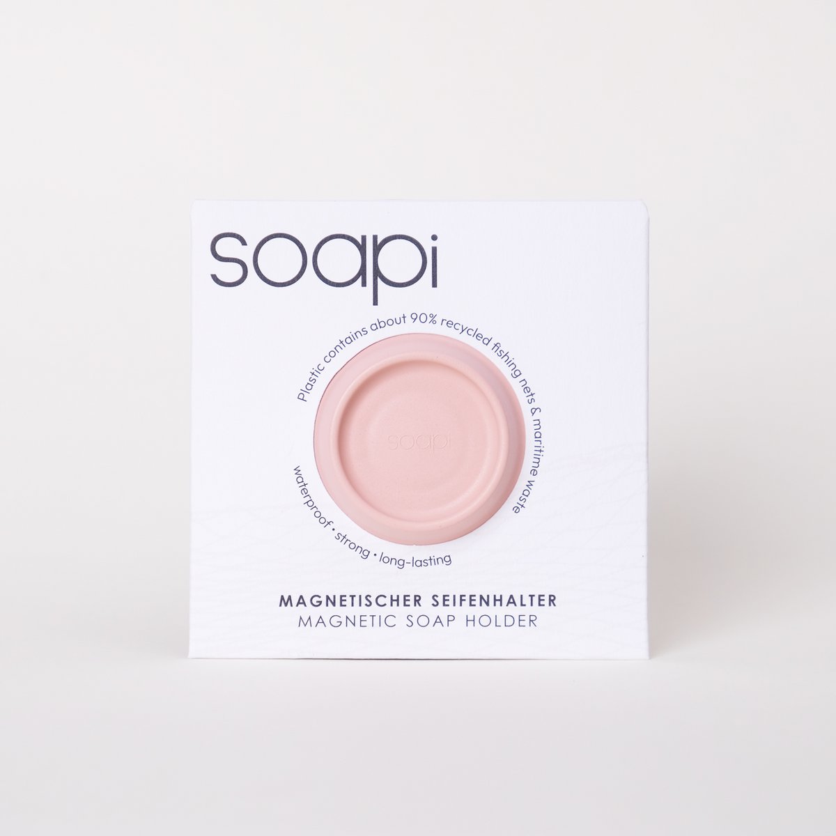 Soapi / Magnetic soap holder / Peach