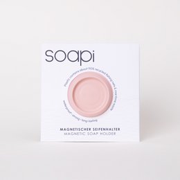 Soapi / Magnetic soap holder / Peach