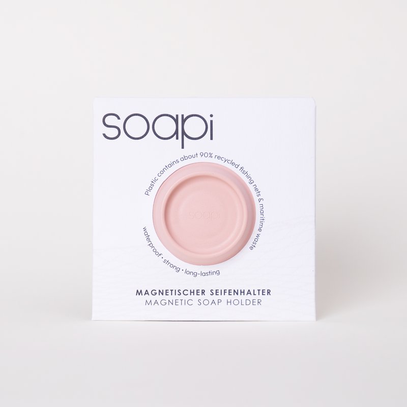 Soapi / Magnetic soap holder / Peach