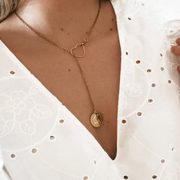 Collier Amour doré