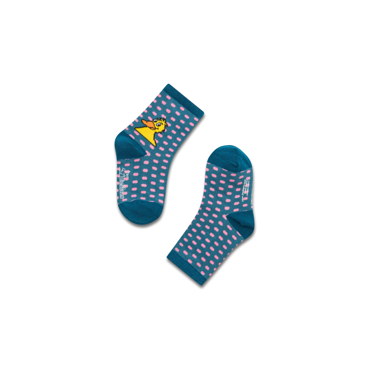 koaa – Le Canard « All Over » – Chaussettes turquoise/rose