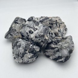 Ruwe Stenen - Zwarte Toermalijn & Kwarts (1 kg)