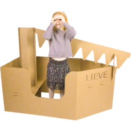 Bateau en carton