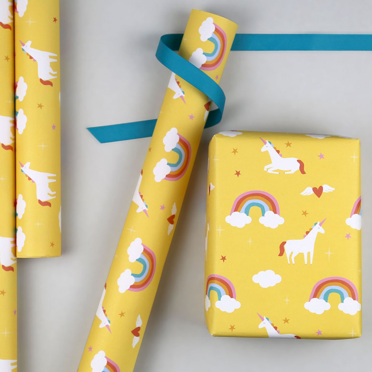 Geschenkpapier Einhorn Paula