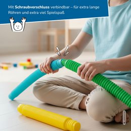 Flexi Tubes, set van 3 stretchtubes, Ø 4,5 cm