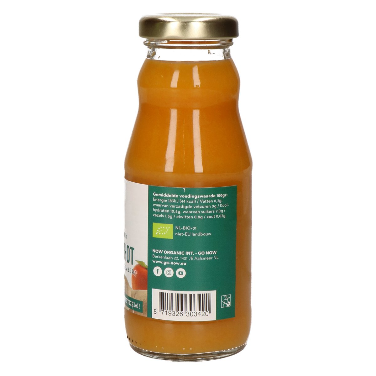 Mandarino-Zenzero 200ml | Colpo allo zenzero | Succo di zenzero | Zenzero
