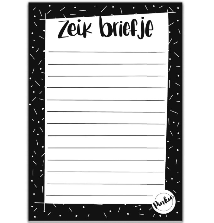 Notepad Sick Note