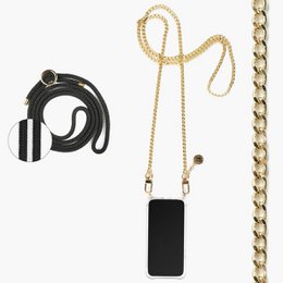 Etui na telefon komórkowy iPhone 12 Pro Max Łańcuszek do telefonu komórkowego wykonany z metalowego sznurka oraz w zestawie