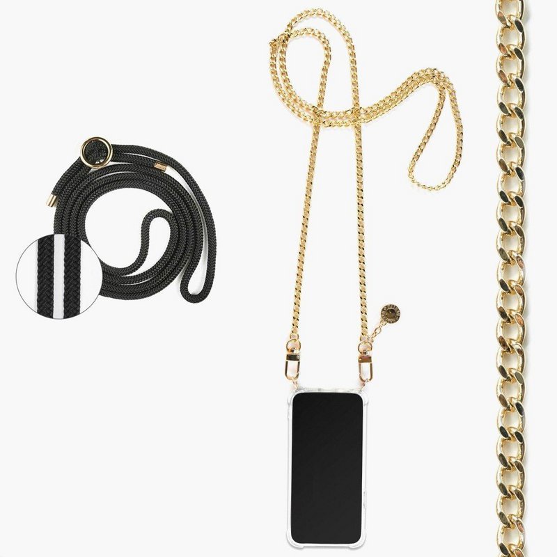 Etui na telefon komórkowy iPhone 12 Pro Max Łańcuszek do telefonu komórkowego wykonany z metalowego sznurka oraz w zestawie