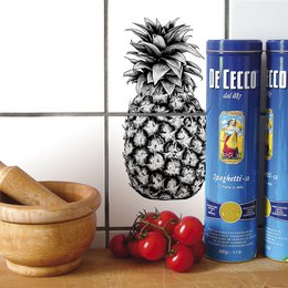 Ananas - adesivi per piastrelle