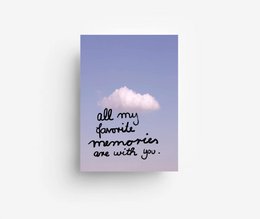 Postkarte " All my favorite memories are with you„ 