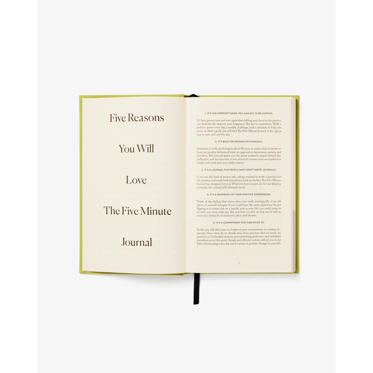 The Five Minute Journal - Daily Guided Gratitude