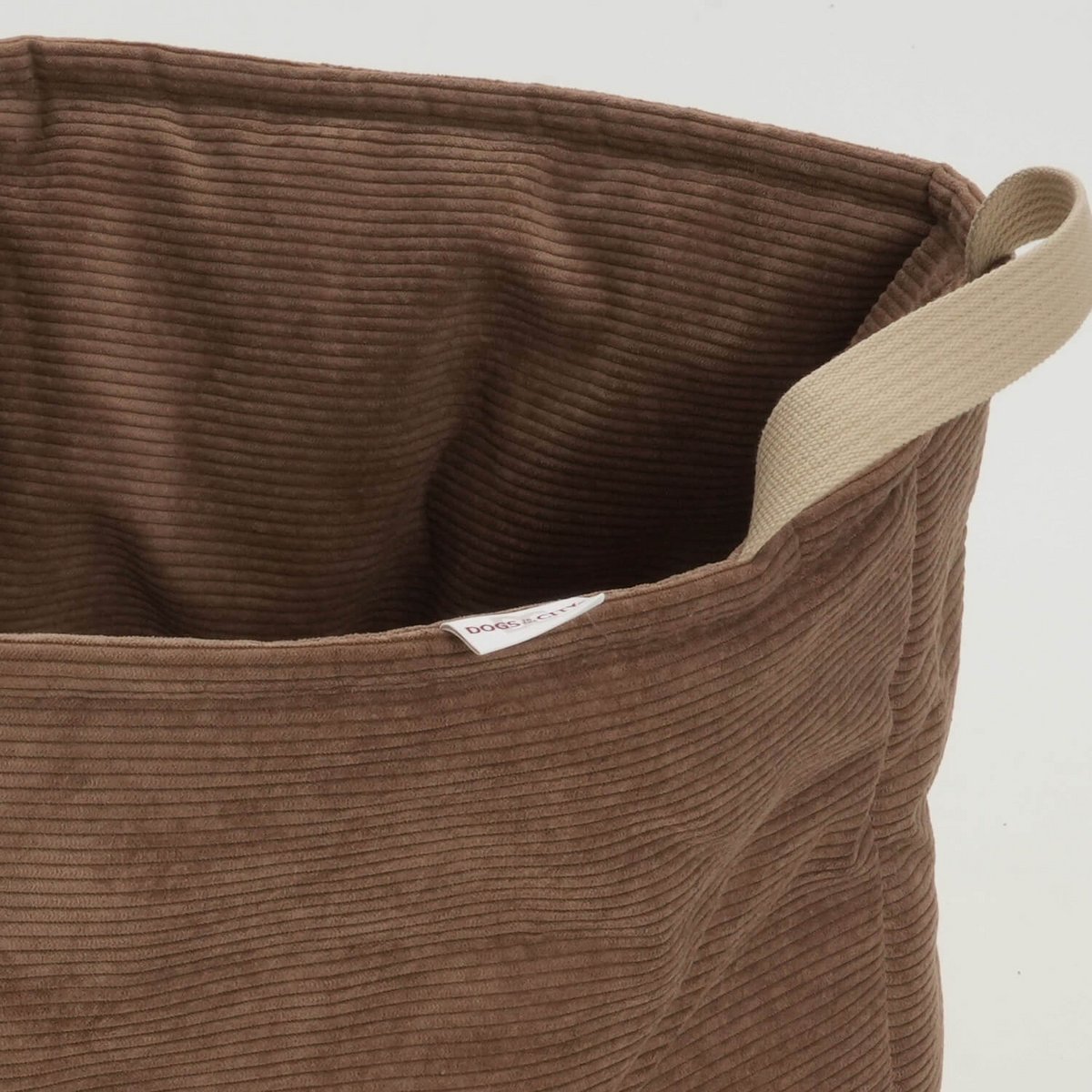 Hundekörbchen Shopper Little Basket Chelsea Cord toffee