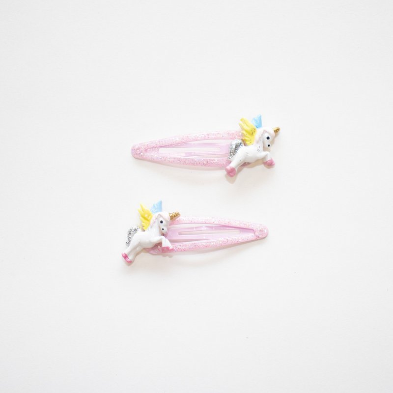 Pasadores para el pelo - Caballos rosas - Caballos