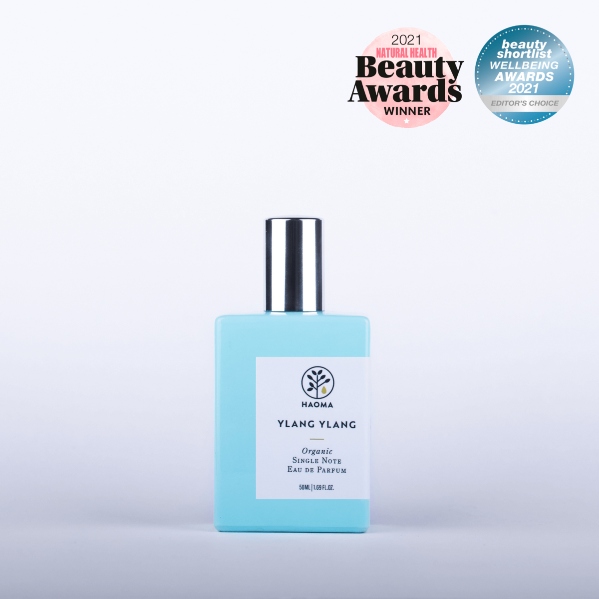 Eau de parfum orgánico de una sola nota de Ylang Ylang