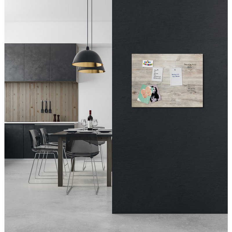Magnetic Marker Board - Shiny Wood