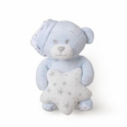 3-TEILIGES SET (PLÜSCHSPIELZEUG+DECKE+DOUDOU) - BLAU