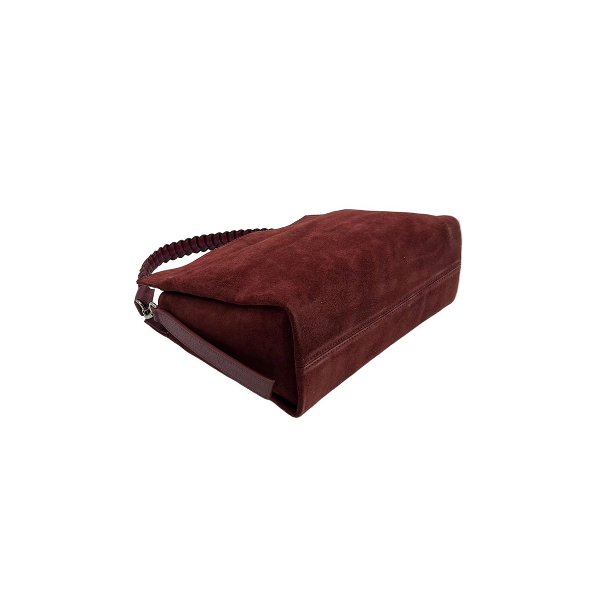Bolso Bandolera de Ante y Piel Verdadera, Made in Italy, art. 112756