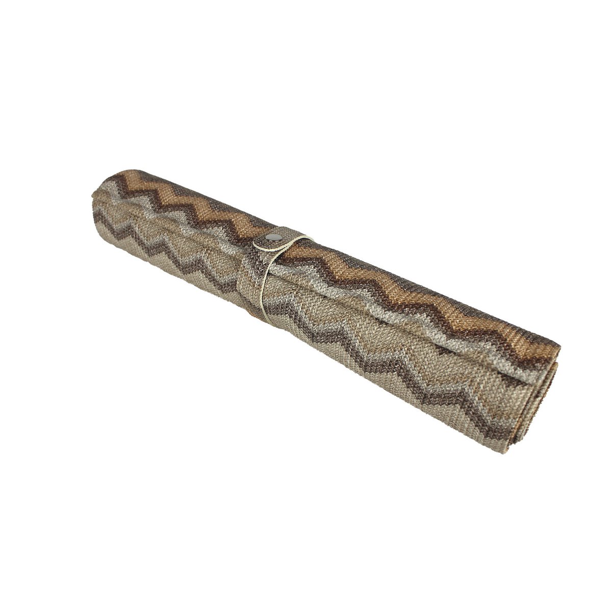 Tunk Runner Zigzag Wzór Brown 150 cm długą skórę syntetyczną